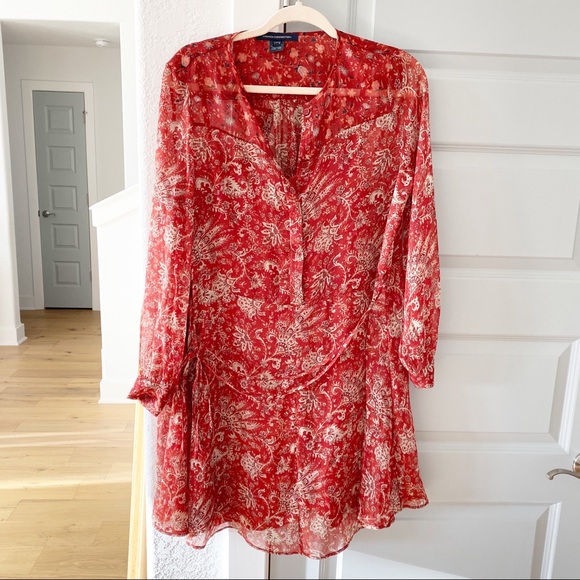 New ASOS French Connection Paisley Mini Dress - Picture 3 of 5